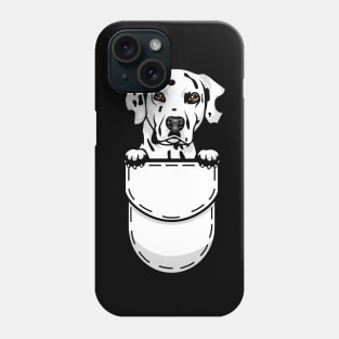 Funny Dalmatian Pocket Dog Phone Case