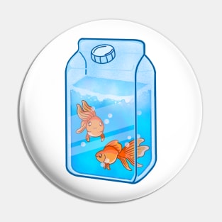 Happy Goldfish Pin