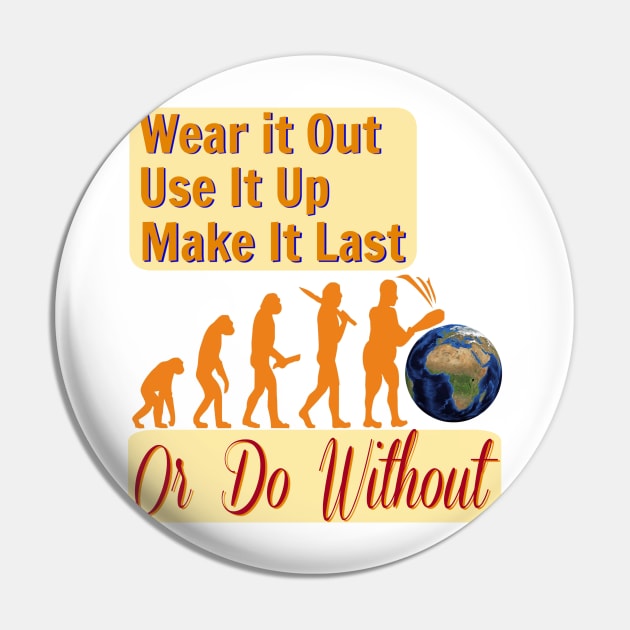 Save the Planet Pin by AtkissonDesign