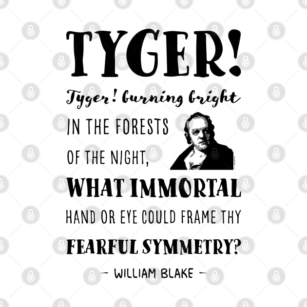 William Blake Tyger Tyger by VioletAndOberon