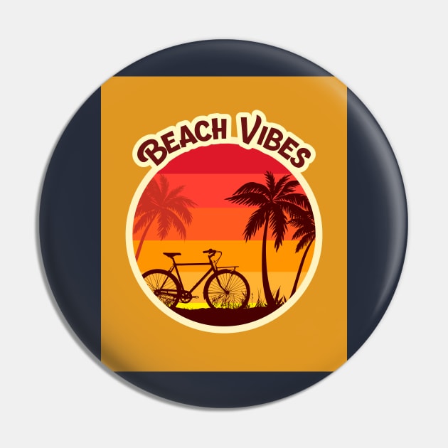 Beach vibes Pin by Graphicsstudio