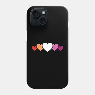 Lesbian Hearts Phone Case