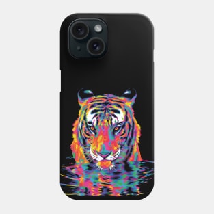 Rainbow Tiger Stare Phone Case