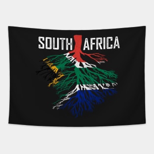 South Africa Roots South African Flag Gift Tapestry