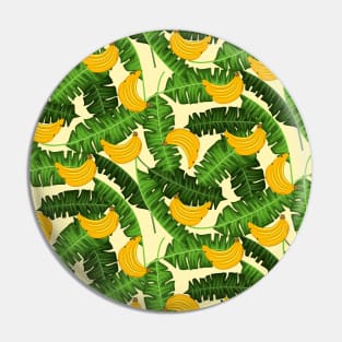 Bananas And Leaves Pin