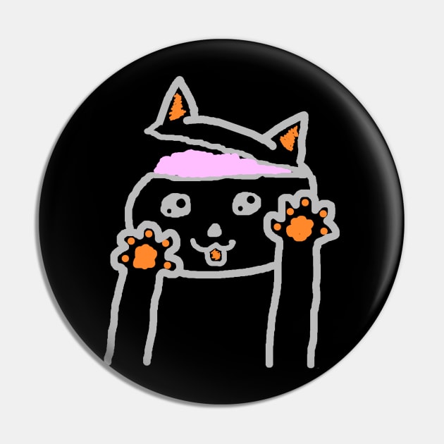 Halloween Cat Kitten Saying Pin by FindYourFavouriteDesign