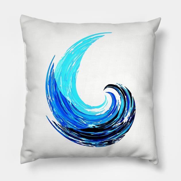 - la vague - Pillow by lafresto