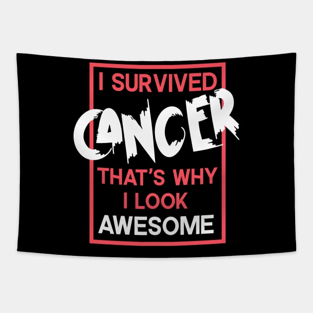 I survived cancer Tapestry by TheBestHumorApparel