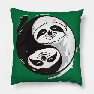 Yin Yang Panda Bear Pillow