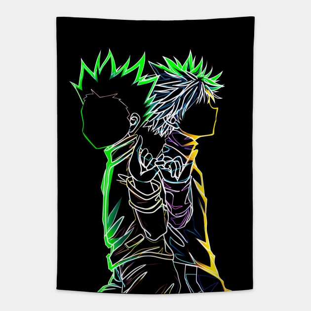 Soul of killua and gon Tapestry by San Creative