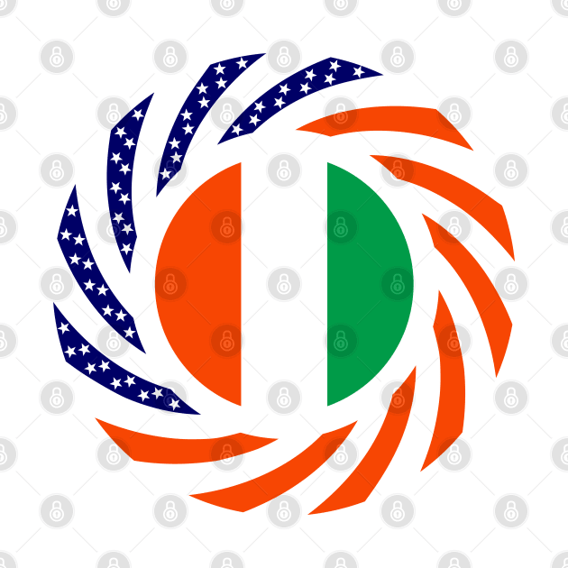 Ivory Coast American Multinational Patriot Flag Series by Village Values