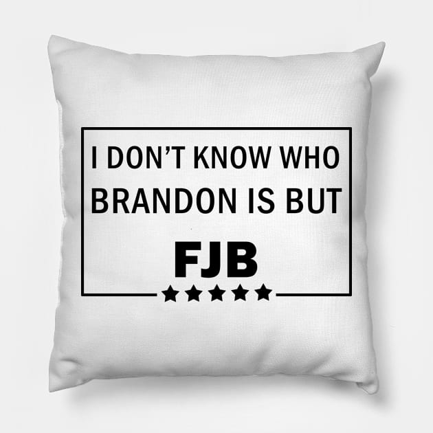 I dont know who Brandon is Pillow by valentinahramov