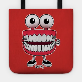 JUMPING DENTURE vintage toy by LOBO TOMY Tote