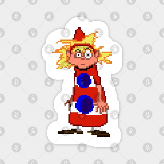 Day of the tentacle Laverne disguise costume Magnet by goatboyjr