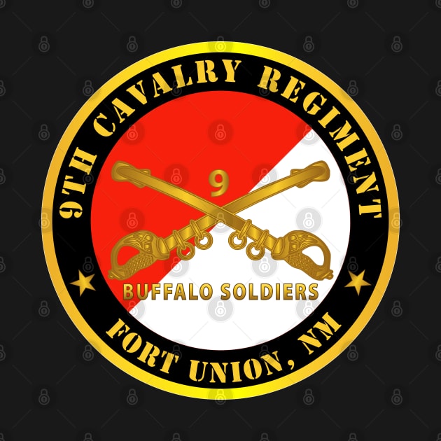 9th Cavalry Regiment - Fort Union,  NM - Buffalo Soldiers w Cav Branch by twix123844