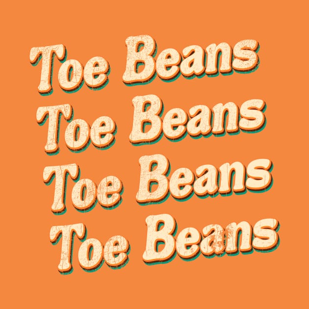 Toe Beans (vintage look) by fricative