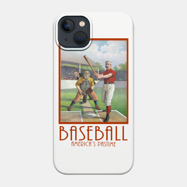 Baseball America's Pastime - Baseball - Phone Case