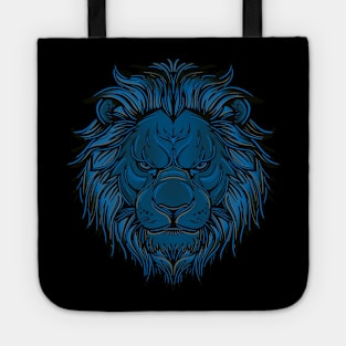 Dark blue lion head Tote