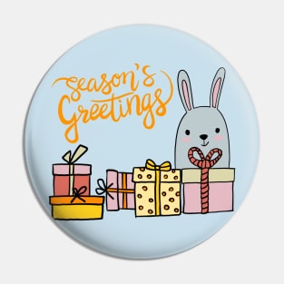 Christmas Rabbit! Season’s Greetings1 Pin