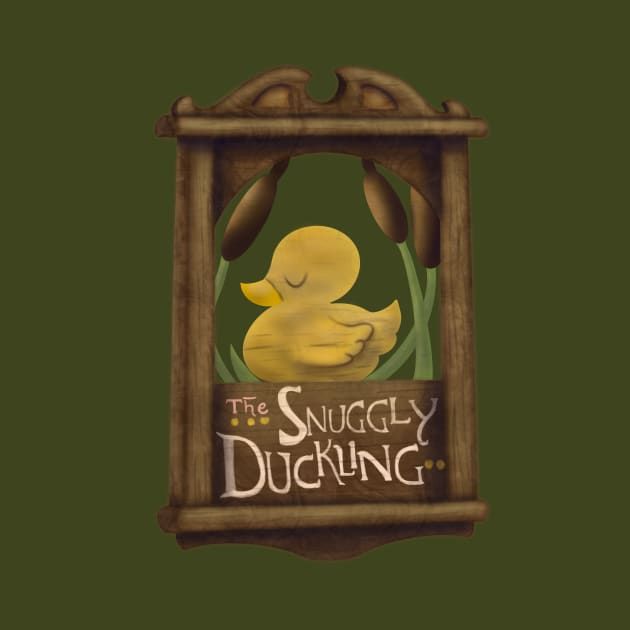 The Snuggly Duckling- Tangled by Art-by-Sanna