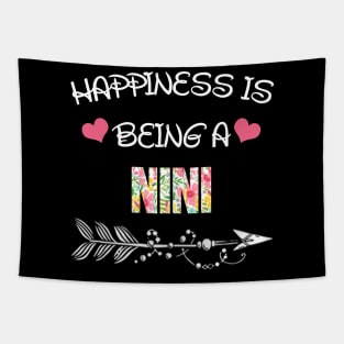 Happiness is being Nini floral gift Tapestry