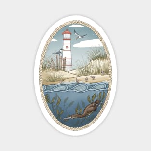 Coastal Beach Birds Magnet