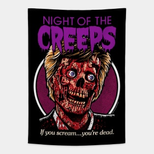 Night Of The Creeps, horror, 80s, cult classic Tapestry