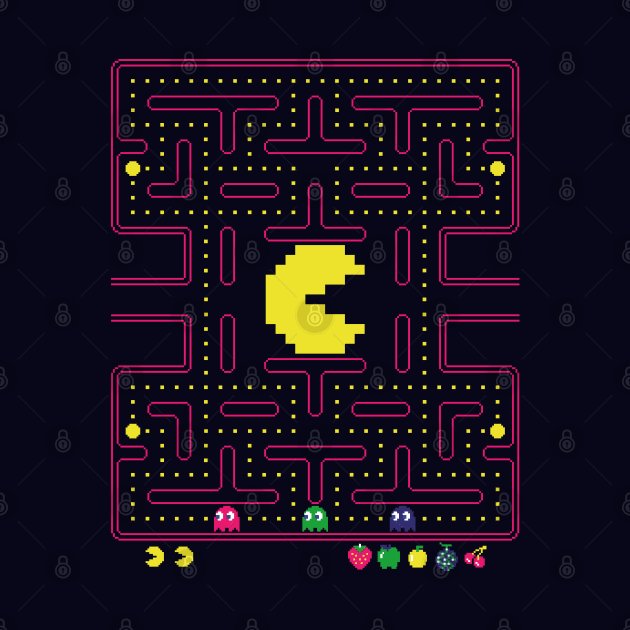 Pac-Man Pixelart by Jelly89