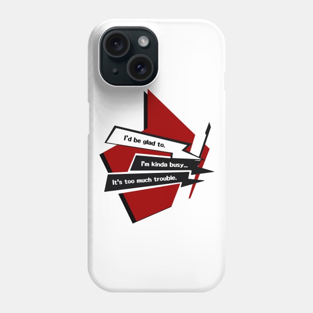 Persona 5 Options Phone Case by TeacupNeko