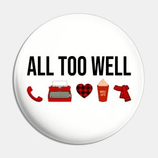 All Too Well Collage Taylor Swift Pin