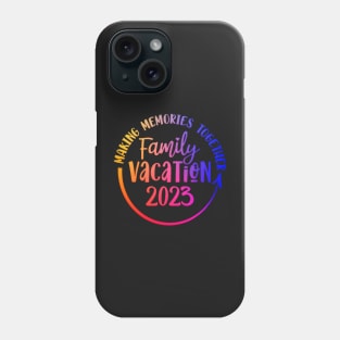 Vintage Family Trip Summer Vacation Beach 2023 Phone Case