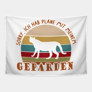 Gepard Spruch Pläne Hobby Safari Geschenk Tapestry