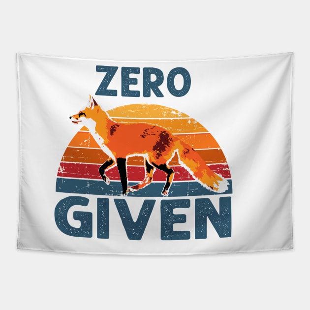 zero fox given Tapestry by Naive Rider