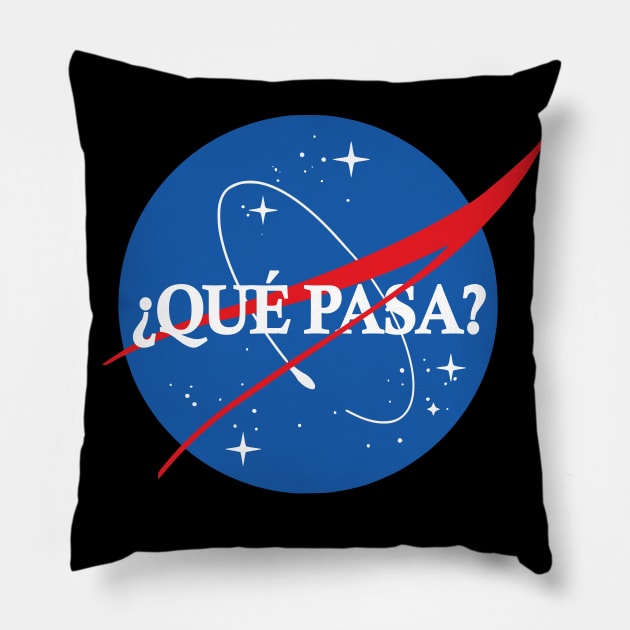 Nasa Que Pasa Pillow by Nerd_art