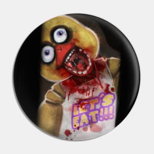 Scary Chica - Horror Painting Pin