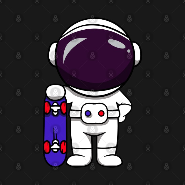 astronaut sketboard by agus firdaus