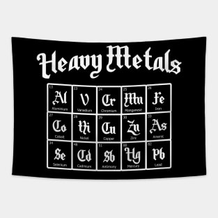 Heavy Metals Elements Table Tapestry