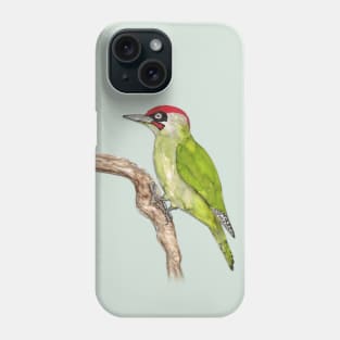 European green woodpecker Phone Case