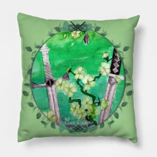 Petals and Blades Pillow