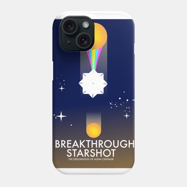 Breakthrough Starshot Space Art Phone Case by nickemporium1