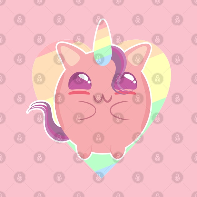 Kawaii Unicat by toxikbloodyart