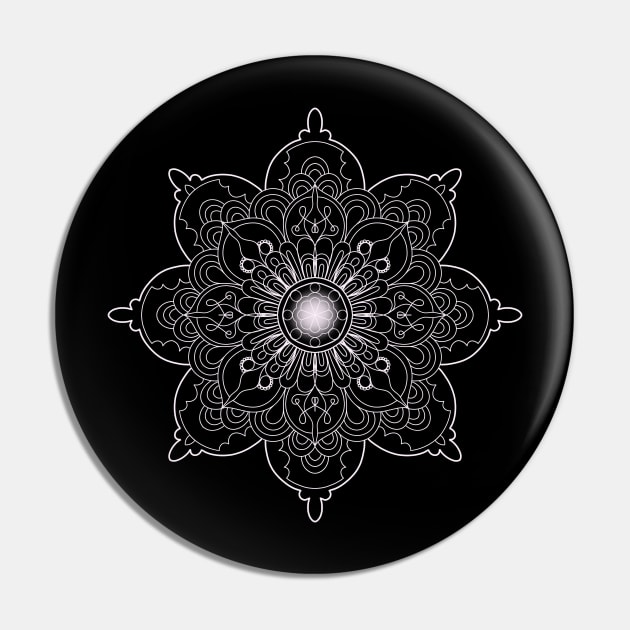 Mandala Pin by Miruna Mares