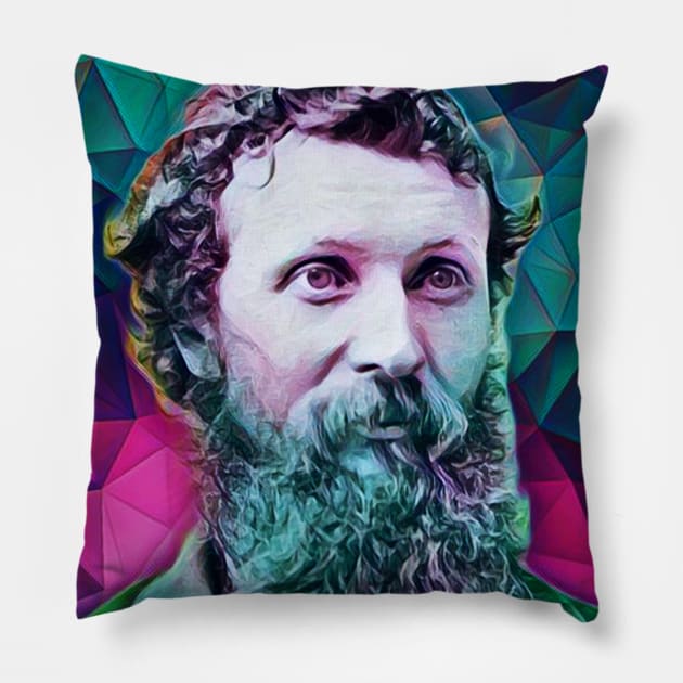 John Muir Portrait | John Muir Artwork 8 Pillow by JustLit