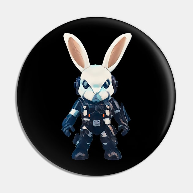 Black Rabbit Pin by javierparra