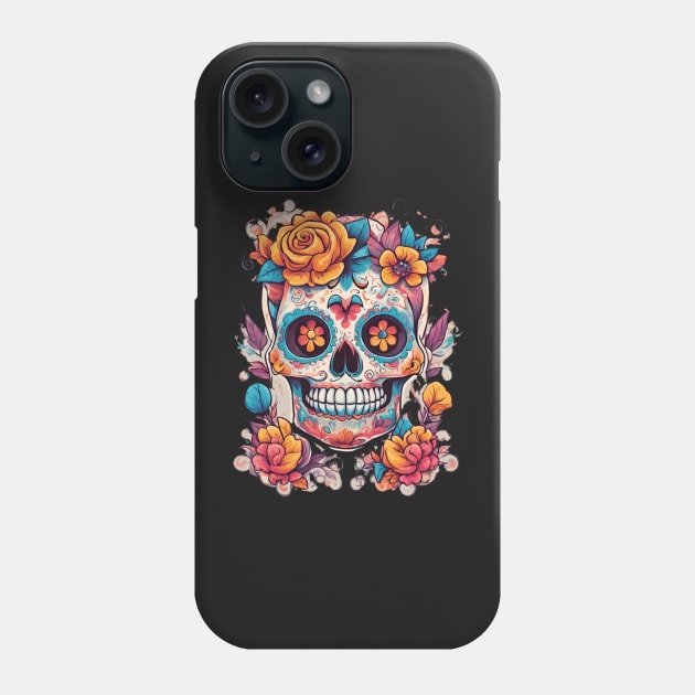 Life Blooms Through the Eyes of the Dead Phone Case by Feychild333