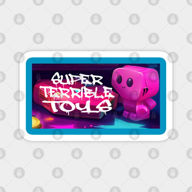 Super Terrible Toys New Logo Magnet by Super Terrible Toys