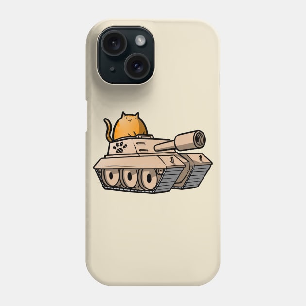 War Animals - Orange Cat Phone Case by Carlo Betanzos
