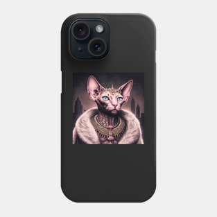 Sphynx Steals The City Phone Case