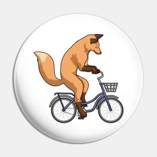 Fox with Bicycle Pin