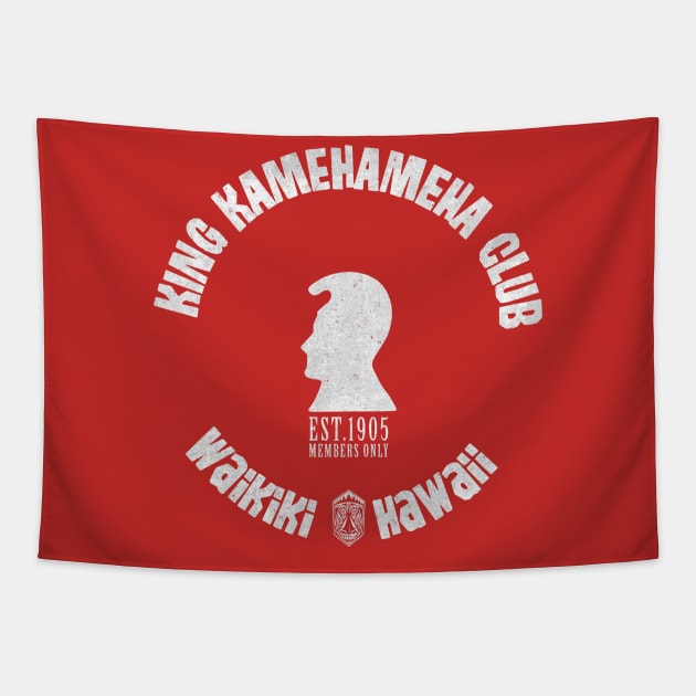 King Kamehameha Club Tapestry by Marcomix